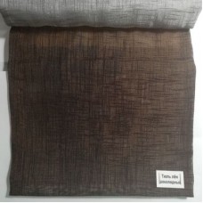 Шторы римские Тюль Лен шоколадный